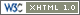 valid xhtml badge